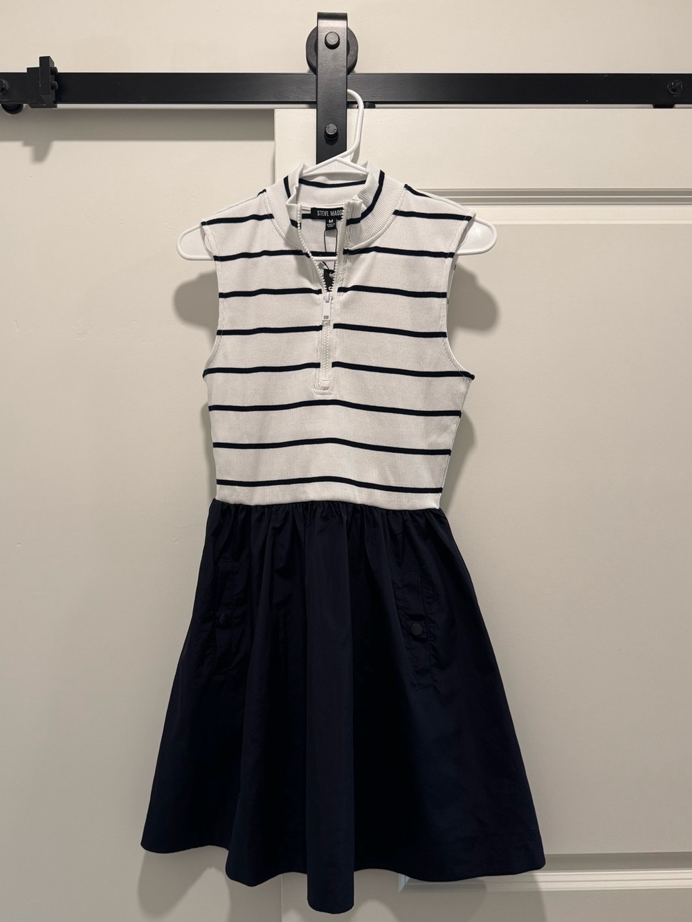 NWT Steve Madden LYON Dress | Navy Stripe | Size Medium